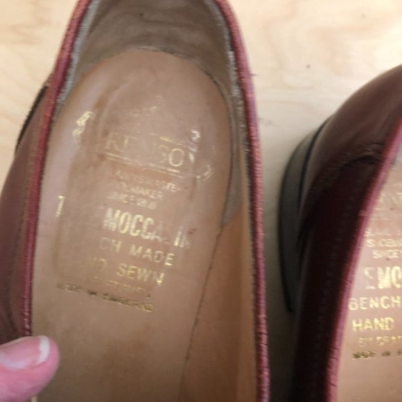 GRENSON Leather Oxford Shoes Men’s size 9 Brown Lace Up main image 11